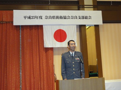 第７施設群長　重村１等陸佐
