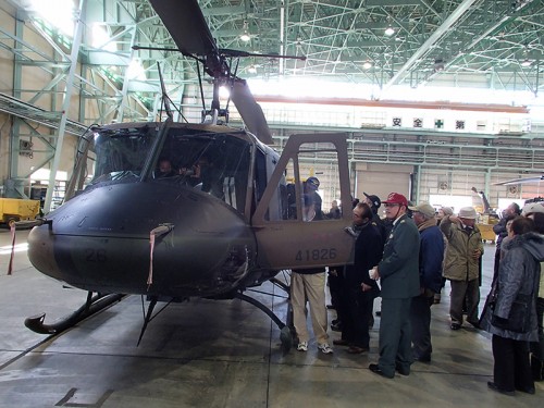 陸上自衛隊明野駐屯地研修の様子