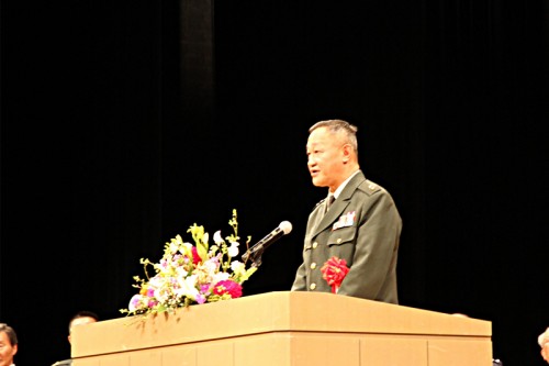 陸上自衛隊第4施設団長兼ねて大久保駐屯地司令 陸将補　高田祐一様